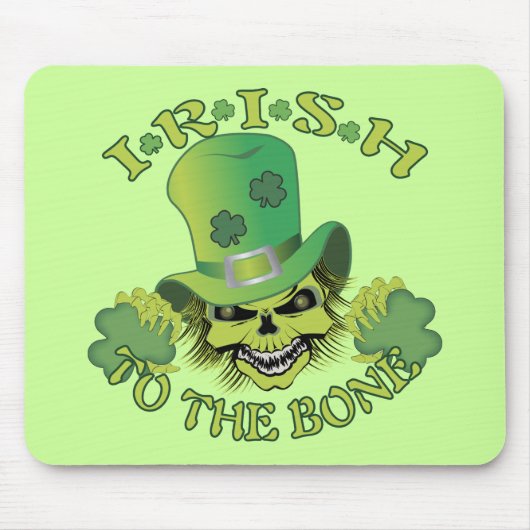 Irish Skull Mousepad (Vorne)
