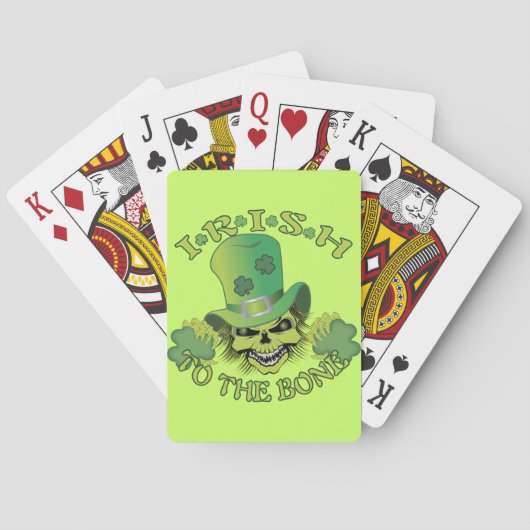 Irish Skull Spielkarten (Rückseite)