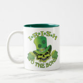 Irish Skull Zweifarbige Tasse (Links)