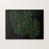 Irish Slang Word Art Map Jigsaw Puzzle (Horizontal)