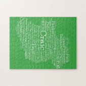 Irish Slang Word Art Map Jigsaw Puzzle (Horizontal)
