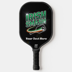 Irish Smash Neon personalisiertes Pickleball-Paddl Pickleball Schläger