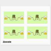 Irish Smugshumug Holdingbier Rechteckiger Aufkleber (Blatt)