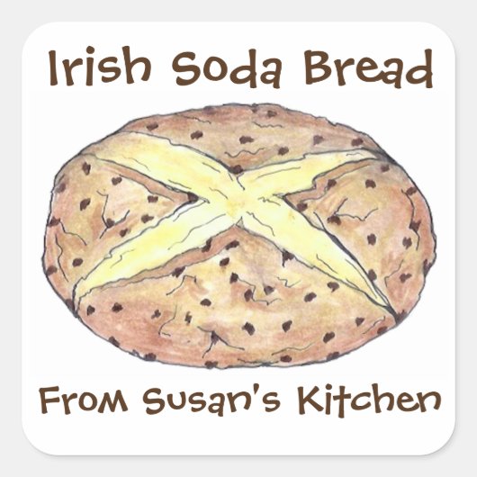 Irish Soda Broad St. Patrick's Day Baking Stickers (Vorderseite)