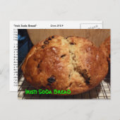 Irish Soda Brot Rezept Post Card Postkarte (Vorne/Hinten)