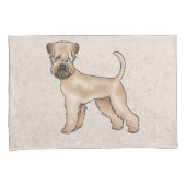 Irish Soft Coated Wheaten Terrier Niedlich Hund Be Kissenbezug (Vorderseite-Rechts)