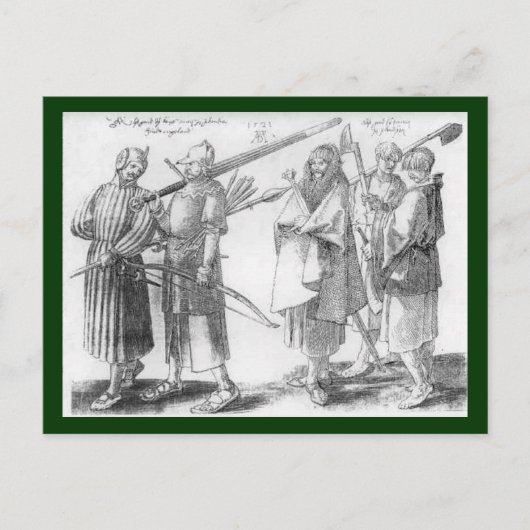 Irish Soldiers Postkarte (Vorderseite)