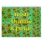 Irish Spaß & Pride Kalender (Titelbild)