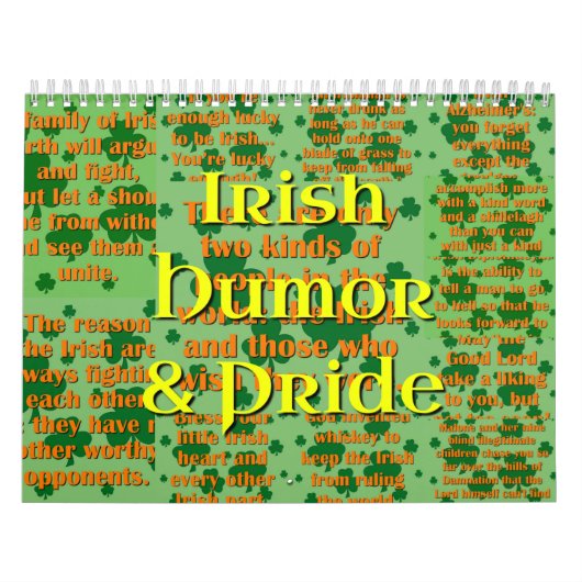 Irish Spaß & Pride Kalender (Titelbild)
