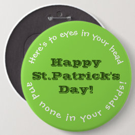 IRISH SPASS/ST. PATRICK'S DAY BUTTON/ZOLLBAR BUTTON