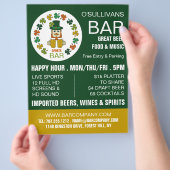 Irish Sports Bar, Pub/Brauerei Werbung Flyer (Hand)