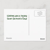 Irish Sprichwort St. Patrick's Day Postcard Postkarte (Rückseite)