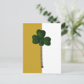 Irish Spring Kleeblatt Postcard Postkarte (Stehend Vorderseite)