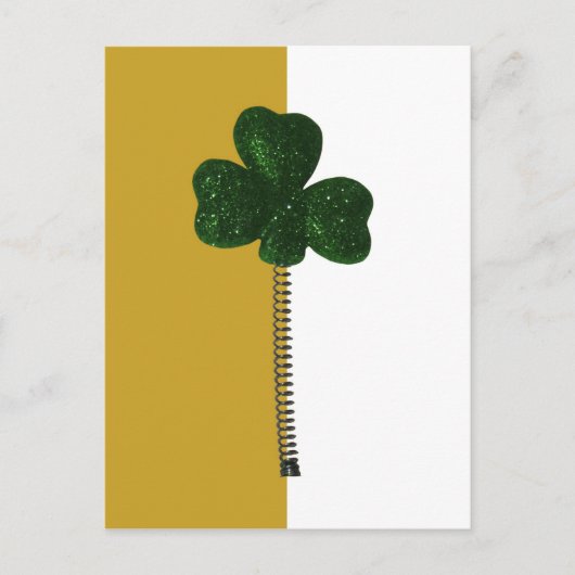 Irish Spring Kleeblatt Postcard Postkarte (Vorderseite)