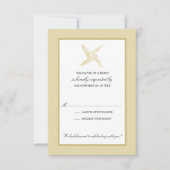 Irish St. Brigid's Cross Wedding RSVP Einladung (Vorderseite)