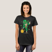 Irish St Patrick Day Dabbing Leprechaun Kid Toddl T-Shirt (Vorne ganz)