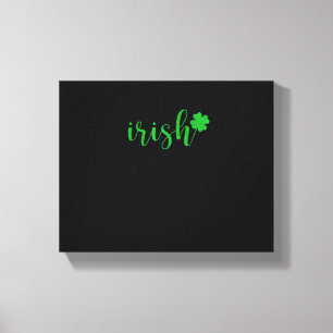 Irish St Patrick Day Men Women Saint Patricks Sham Leinwanddruck