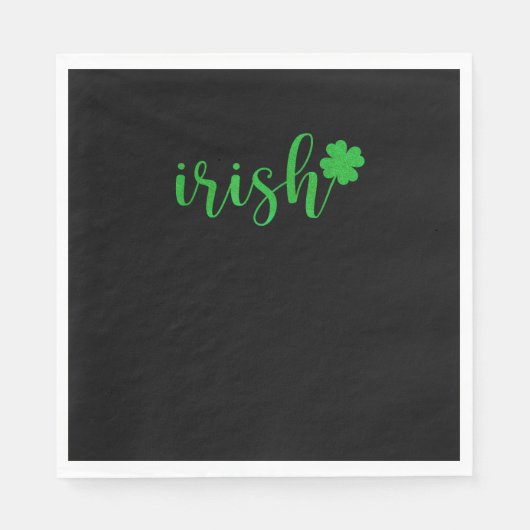 Irish St Patrick Day Men Women Saint Patricks Sham Serviette (Vorderseite)