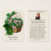 Irish St. Patrick Funeral Memorial Gebet (Vorne & Hinten)