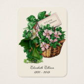 Irish St. Patrick Funeral Memorial Gebet (Vorderseite)