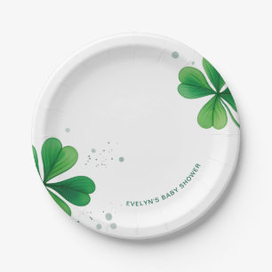 Irish St. Patrick's Day Baby Shower Pappteller