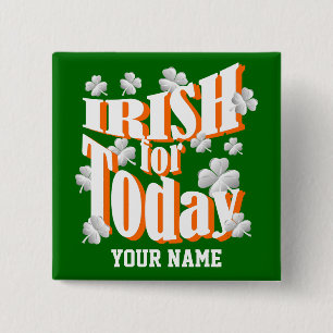 Irish St Patrick's Day Button