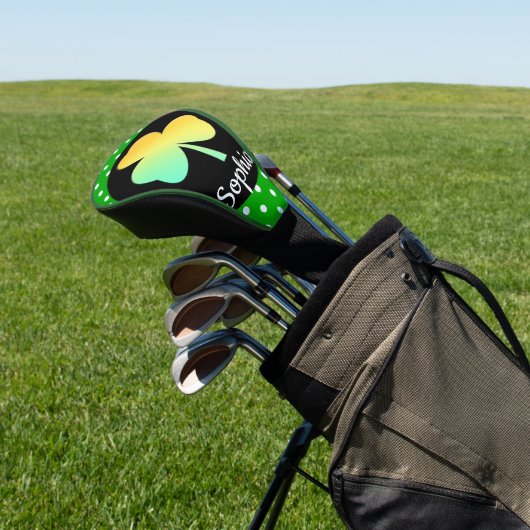 Irish St Patrick's Day Custom Designed Kleeblatt Golf Headcover (In SItu)