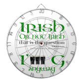 Irish St Patrick's Day Dartboard Dartscheibe (vorne)