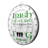 Irish St Patrick's Day Dartboard Dartscheibe (Vorderseite rechts)