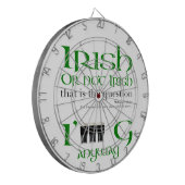 Irish St Patrick's Day Dartboard Dartscheibe (Vorderseite Links)