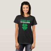 Irish St Patricks Day Drinking Rico Kiss Me I'm Pu T-Shirt (Vorne ganz)
