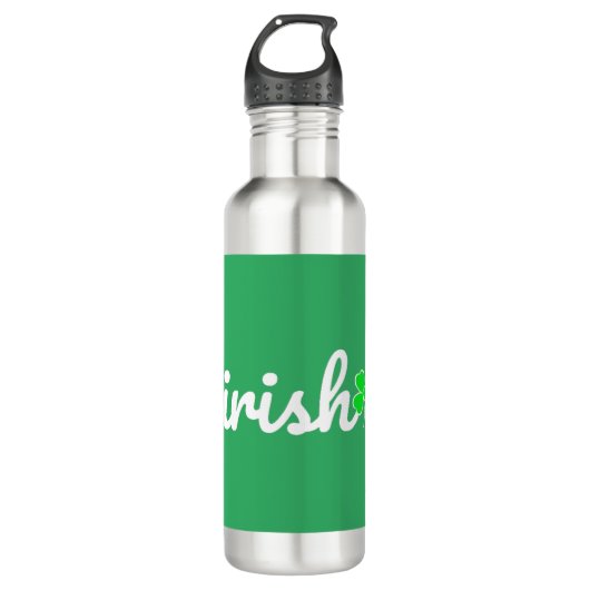 Irish St. Patrick's Day Edelstahlflasche (Vorderseite)