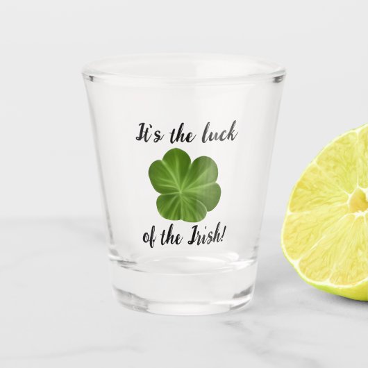 Irish St Patrick's Day Funny Quotes Schnapsglas (Vorderseite)
