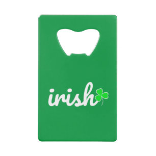 Irish St. Patrick's Day Geldbeutel Flaschenöffner