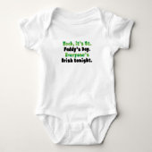 Irish St Patrick's Day Gift Friends Baby Strampler (Vorderseite)