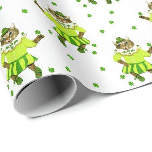 Irish St. Patrick's Day Gift Geschenkpapier (Rolleneckpunkt)
