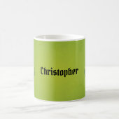 Irish St. Patrick's Day Green Kleeblatt Personaliz Kaffeetasse (Mittel)