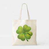 Irish St. Patrick's Day Green Kleeblatt Personaliz Tragetasche (Rückseite)