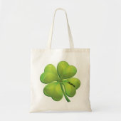 Irish St. Patrick's Day Green Kleeblatt Personaliz Tragetasche (Vorne)