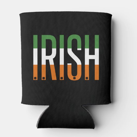 Irish St Patrick's Day Ireland Flag Kleeblatt Luck Dosenkühler (Rückseite)