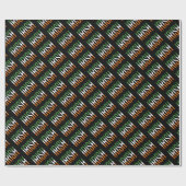 Irish St Patrick's Day Ireland Flag Kleeblatt Luck Geschenkpapier (Flach)