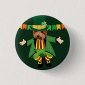 Irish St Patricks Day Jig, Foto Gerahmt Head Button (Vorderseite)