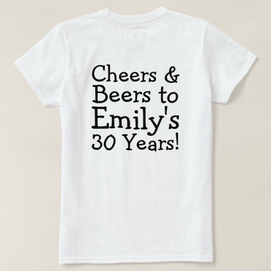 Irish St Patricks Day Jig, Foto Gerahmt Head T-Shirt (Design Rückseite)