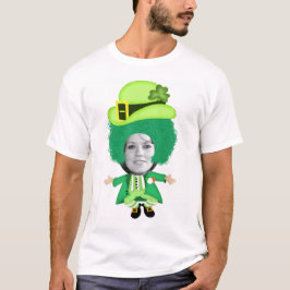 Irish St Patricks Day Jig, Foto Gerahmt Head T-Shirt