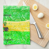 Irish St Patrick's Day Leprechaun Gnome Saison Geschirrtuch (Viertel Falte)