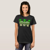 Irish St Patricks Day Leprechaun Mexican Skulls T-Shirt (Vorne ganz)