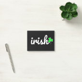 Irish St. Patrick's Day Lucky Kleeblatt Post-it Klebezettel (Büro)