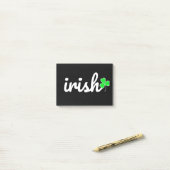 Irish St. Patrick's Day Lucky Kleeblatt Post-it Klebezettel (Auf Schreibtisch)