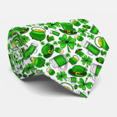 Irish St. Patrick's Day Neck Tie Krawatte (Gerollt)