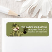 Irish St. Patrick's Day Snowman Address Labels d3 (Insitu)